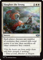 Matar os Fortes / Slaughter the Strong - Magic: The Gathering - MoxLand